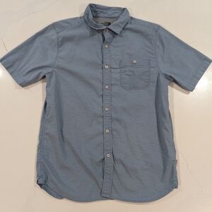 The North Face Shirt Mens Medium M‎ Blue Casual Hiking Outdoors Camping Explorer